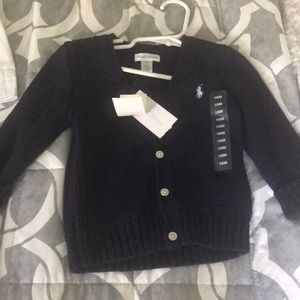 Navy cardigan